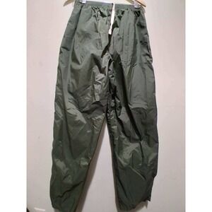 Nike Nylon Track Pants Joggers Olive Green Mens‎ Size L Athletic Gear